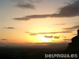 Sunset near the San Miguel Alto viewpoint